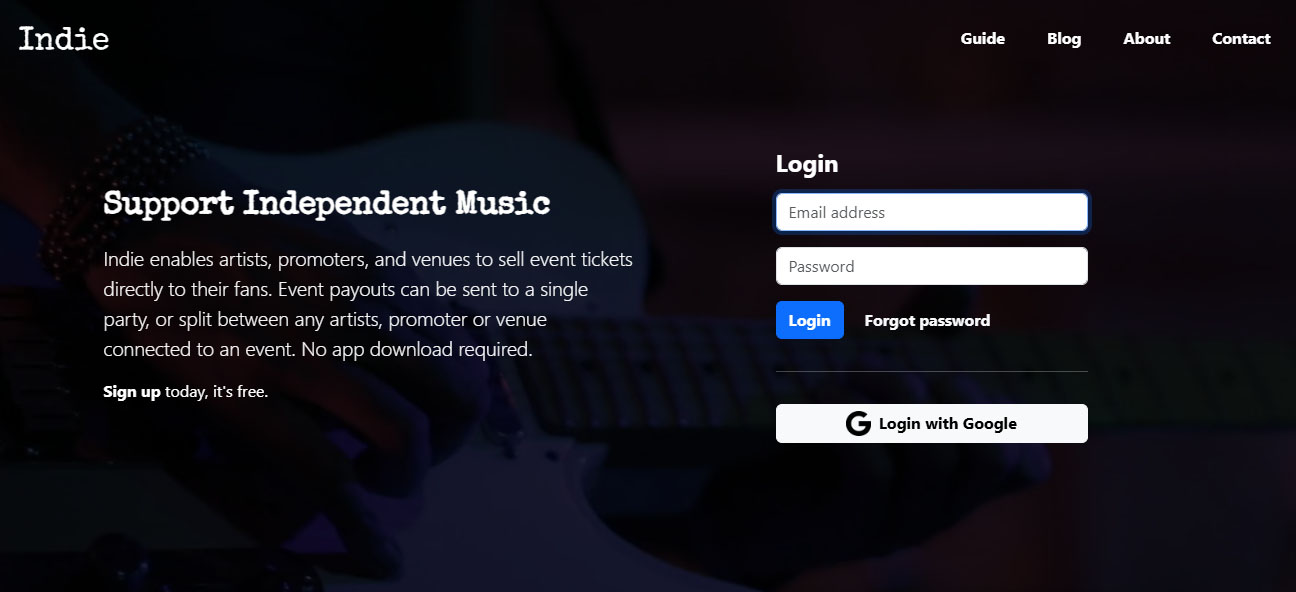 Indie goes live